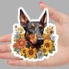 Doberman Pinscher Dog Sticker
