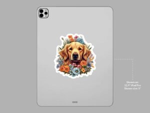 Golden Retriever Dog Sticker