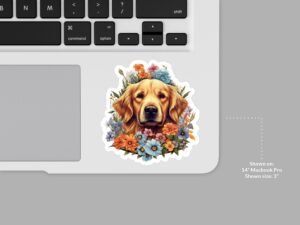 Golden Retriever Dog Sticker