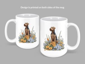Airedale Terrier 15oz Ceramic Coffee or Tea Mug