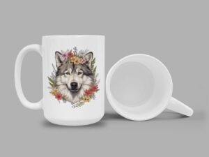 Alaskan Malamute 15oz Ceramic Coffee or Tea Mug