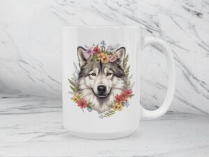 Alaskan Malamute 15oz Ceramic Coffee or Tea Mug