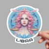Libra Zodiac Sticker