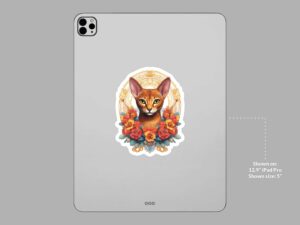 Abyssinian Cat Sticker