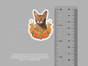 Abyssinian Cat Sticker