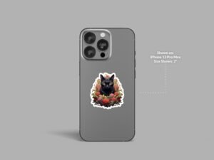 Black Cat Sticker