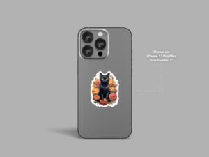 Black Cat Sticker