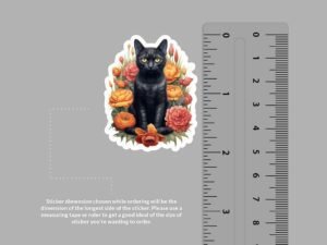 Black Cat Sticker
