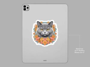 British Shorthair  Cat Sticker