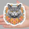 British Shorthair  Cat Sticker