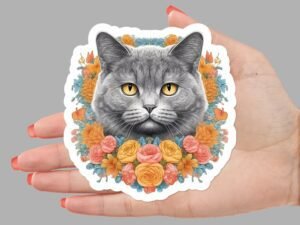British Shorthair  Cat Sticker