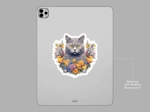 British Shorthair Cat Sticker