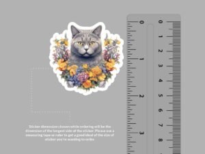 British Shorthair Cat Sticker