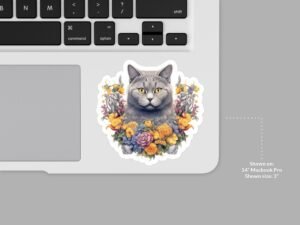British Shorthair Cat Sticker