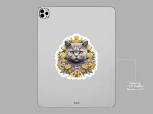 British Shorthair Cat Sticker