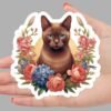 Burmese Cat Sticker