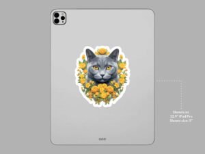 Chartreux Cat Sticker