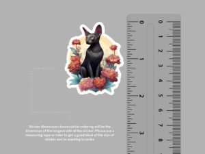 Cornish Rex Cat Sticker