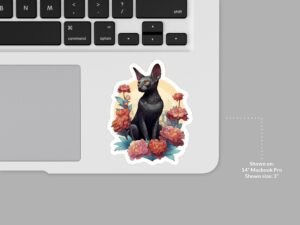 Cornish Rex Cat Sticker