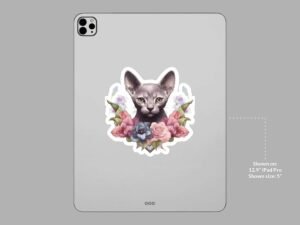 Devon Rex Cat Sticker