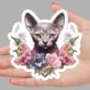 Devon Rex Cat Sticker