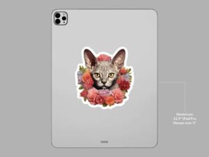Devon Rex Cat Sticker