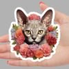 Devon Rex Cat Sticker