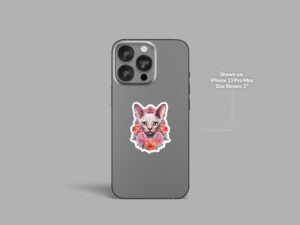 Devon Rex  Cat Sticker