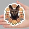 Havana Brown Cat Sticker