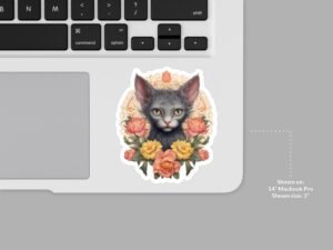 Lykoi Cat Sticker