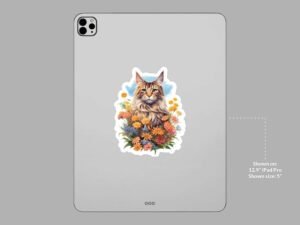 Maine Coon Cat Sticker