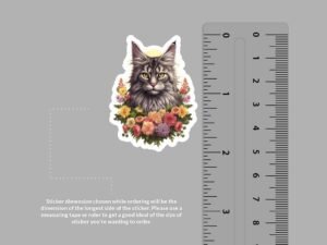 Maine Coon Cat Sticker