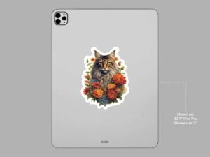 Maine Coon Cat Sticker