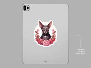 Oriental Shorthair Cat Sticker