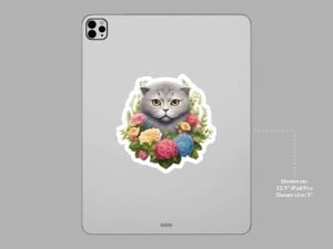 Scottish Fold Cat Sticker