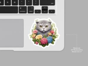 Scottish Fold Cat Sticker