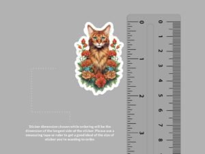 Somali Cat Sticker