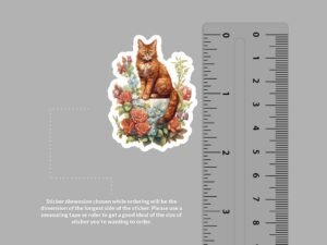 Somali Cat Sticker