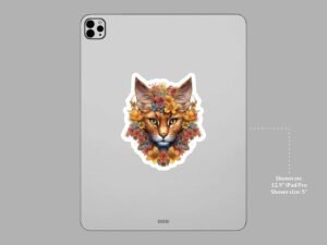 Somali Cat Sticker