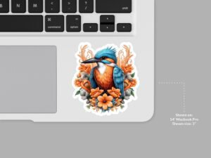 Kingfisher Bird Sticker