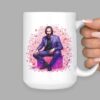 Keanu Reeves Mug | 15oz Ceramic Coffee or Tea Mug