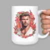 Chris Hemsworth Mug | 15oz Ceramic Coffee or Tea Mug