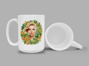 Charlize Theron Mug | 15oz Ceramic Coffee or Tea Mug