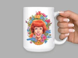 Carol Burnett Mug | 15oz Ceramic Coffee or Tea Mug