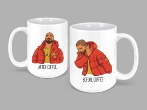 Drake Mug | 15oz Ceramic Coffee or Tea Mug