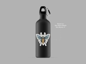 Mechanical Moth Sticker