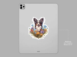 Papillon Dog Sticker