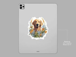 Golden Retriever Dog Sticker