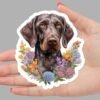 German Wirehaired Pointer Dog Sticker