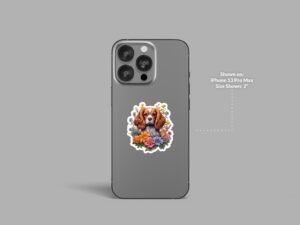 Cavalier King Charles Spaniel Dog Sticker